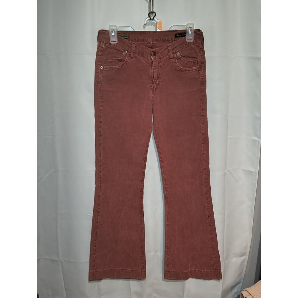 Citizens Of Humanity Stretch High Rise Wide Leg Corduroy Pants Size 28
